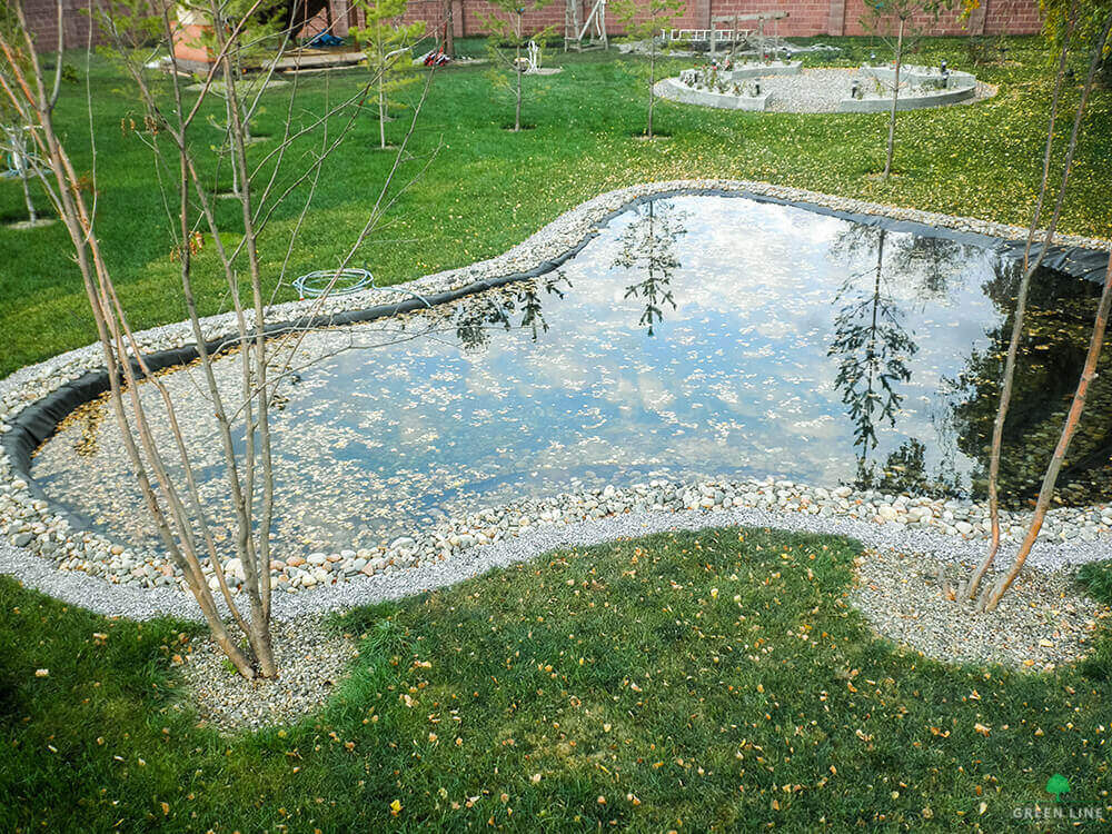 пруд в саду